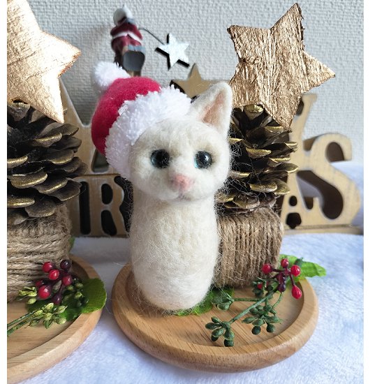 猫クリスマスツリー