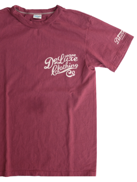 Deluxe Ware デラックスウエア Deluxe Ware 半袖tシャツ Dark Wineダークワイン Deluxe Ware デラックスウエア Deluxe Ware 半袖tシャツ Dark Wineダークワイン