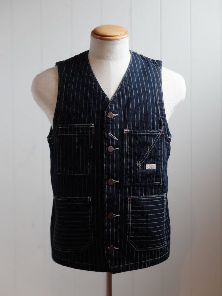 TCBjeans/ TCBジーンズ 『 TABBYS VEST/タビーズベスト 』 BLUE WABASH