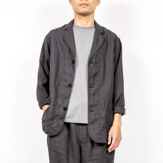 ワーカーズ WORKERS ブラックリネン ファティーグジャケット(L) ワーカーズ WORKERS ブラックリネン ファティーグジャケット(L)