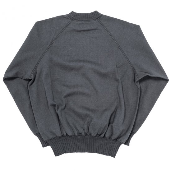 Workers/ワーカーズ 『Raglan Sweater / ラグランセーター 』コットンセーター Fade Blackフェードブラック