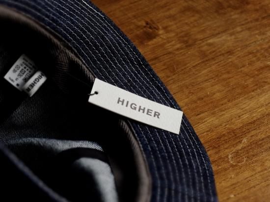HIGHER/ハイヤー『SELVEDGE DENIM HAT / セルヴィッチデニム