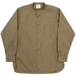 Workers/ Band Collar Shirt/Хɥ顼 Brown Broadcloth ֥ɥ ֥饦<img class='new_mark_img2' src='https://img.shop-pro.jp/img/new/icons15.gif' style='border:none;display:inline;margin:0px;padding:0px;width:auto;' />