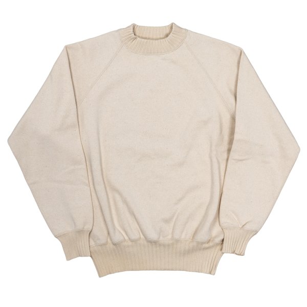 Workers/ワーカーズ 『Raglan Sweater ラグランセーター 』コットンセーター Whiteホワイト