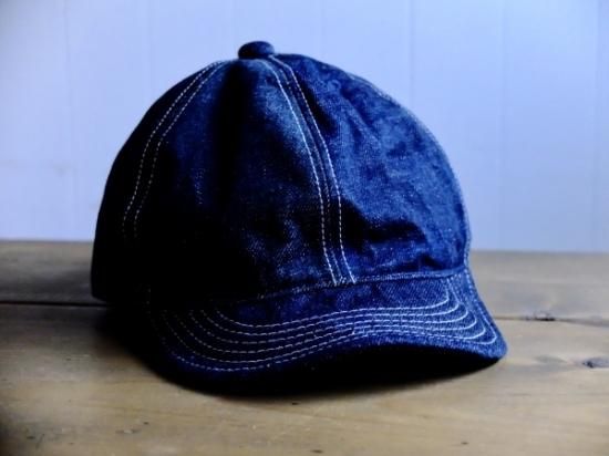 50s DENIM CAP デニム メカニック デニムキャップ ワンウォッシュ HIGHER（ハイアー） 別注 セルヴィッチ デニムキャップ ワン