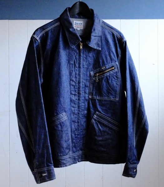 DELUXEWARE/デラックスウエア DX091B『DENIM WORK JACKET』10.5oz インディゴデニム