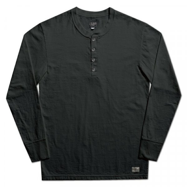 DALEE'S/ダリーズ 『Spinner.L/スピナー ロング 』WORKER HENLEY NECK 長袖Tシャツ BLACK ブラック