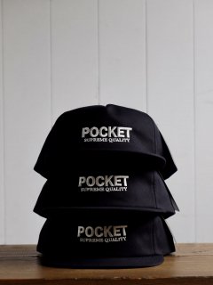 Pocket OriginalPOCKET LOGO CAP / ݥå å ٥եåȥХ å BLACK֥å