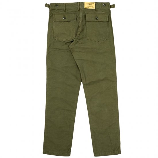 Workers/ワーカーズ 『Baker Pants, Slim Fit,』10296 Reversed Sateen 10オンス 硫化染めバックサテン