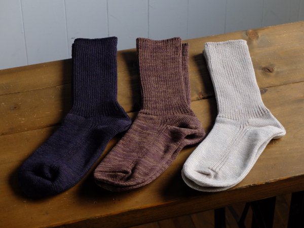 DELUXE WARE/デラックスウエア BOOTS SOCKS『 LONG SOCKS / ロングソックス』IVORY / BLACK / BROWN