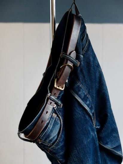 RE.ACT/リアクト『 U.K. Saddle Narrow Belt / サドルレザーナロー