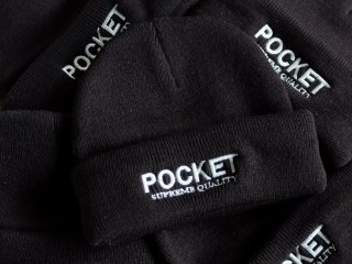 Pocket OriginalPOCKET LOGO BEANIE / ݥåȥӡˡ ٥ ˥åȥå BLACK֥å / ֥