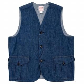 <img class='new_mark_img1' src='https://img.shop-pro.jp/img/new/icons15.gif' style='border:none;display:inline;margin:0px;padding:0px;width:auto;' />Workers/  CruiserVest / 롼٥  7oz Denim 饤ȥǥ˥