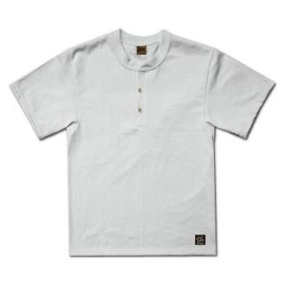 <img class='new_mark_img1' src='https://img.shop-pro.jp/img/new/icons15.gif' style='border:none;display:inline;margin:0px;padding:0px;width:auto;' />ڤͽʡDELUXE WARE ǥå SDHT-00HENLY NECK T-SHIRT/إ꡼ͥåTġ ȾµT WHITE ۥ磻