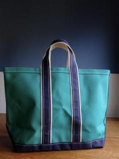 <img class='new_mark_img1' src='https://img.shop-pro.jp/img/new/icons15.gif' style='border:none;display:inline;margin:0px;padding:0px;width:auto;' />Workers/  Deluxe Tote Bag / ǥåȡ Хå Green Body x Navy Handle