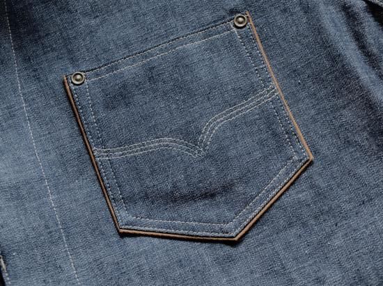 DELUXEWARE/デラックスウエア 7640『 40's DENIM SHIRT/ 40s デニム