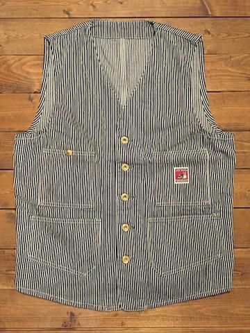 TCB jeans] Foremen Vest, Hickory / Engineer Vest【UNCLE JOHN
