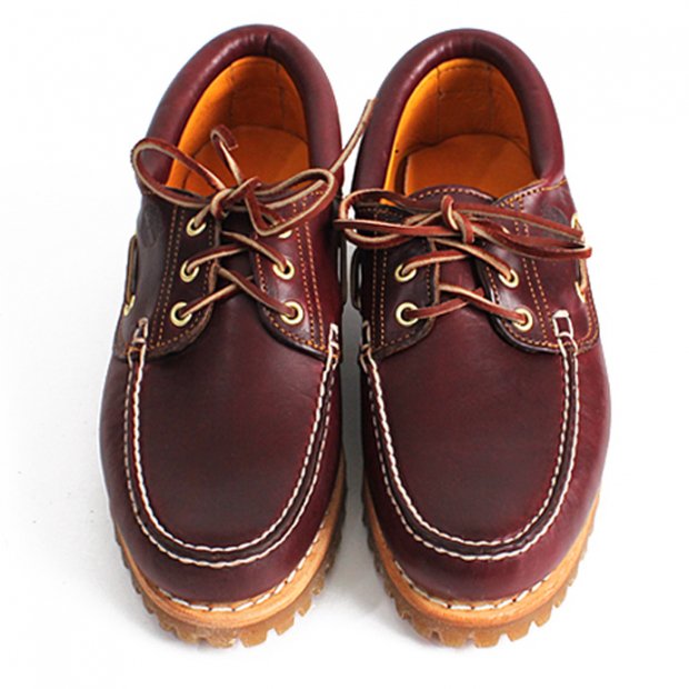 Timberland / 3-Eye Classic Lug Shoes - Burgundy Pull Up 