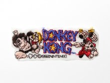 DONKEY KONG RED clear Wappen -vintage-