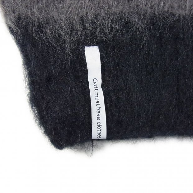 AKA SIX simon barker × FRAGMENT DESIGN / MOHAIR JUMPER BORDER - Candyrim