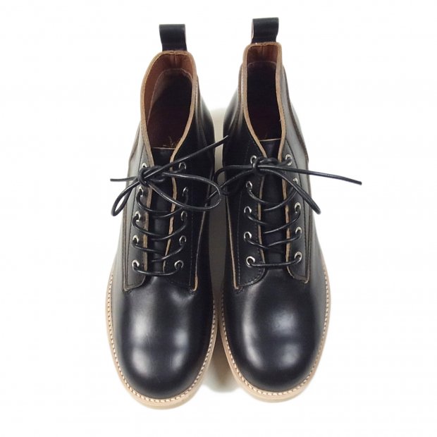 THE UNION | THE COLOR FOUR STARS SHORT BOOTS by Tomo & co BLACK