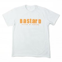 AKA SIX simon barker ”BASTARD TEE” -white-