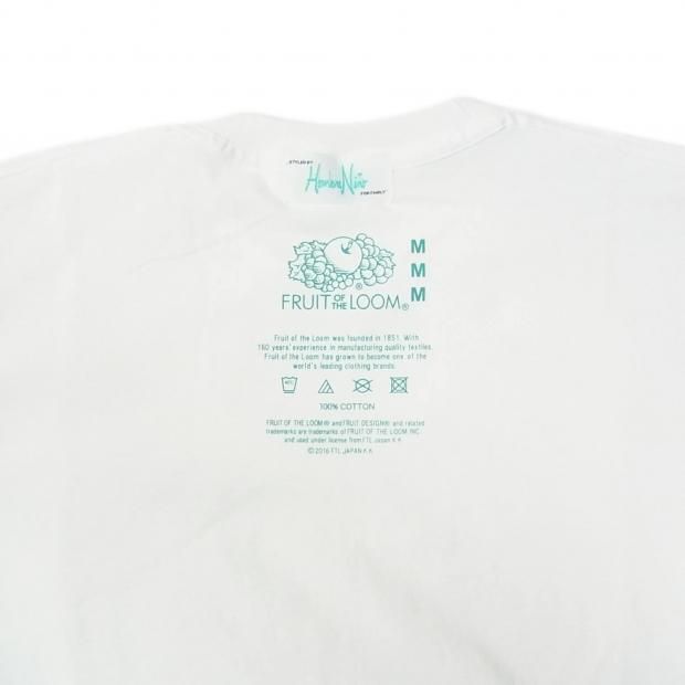 Hombre Nino × FRUIT OF THE LOOM 2PACK TEE -white- - Candyrim