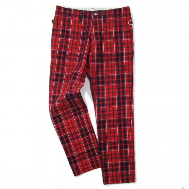 PEEL&LIFT | TARTAN ARMY TROUSERS N/L -CANDYRIM-