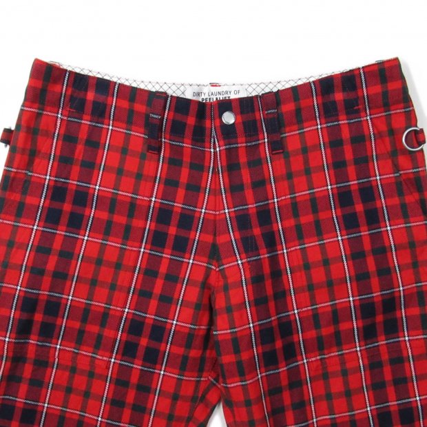 PEEL&LIFT | TARTAN ARMY TROUSERS N/L -CANDYRIM-