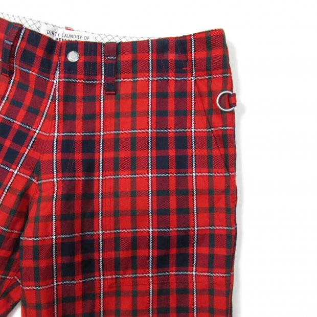 PEEL&LIFT | TARTAN ARMY TROUSERS N/L -CANDYRIM-