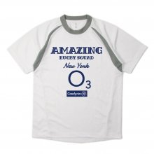 O3 RUGBY GAME wear & goods AMAZING new york dry TEE