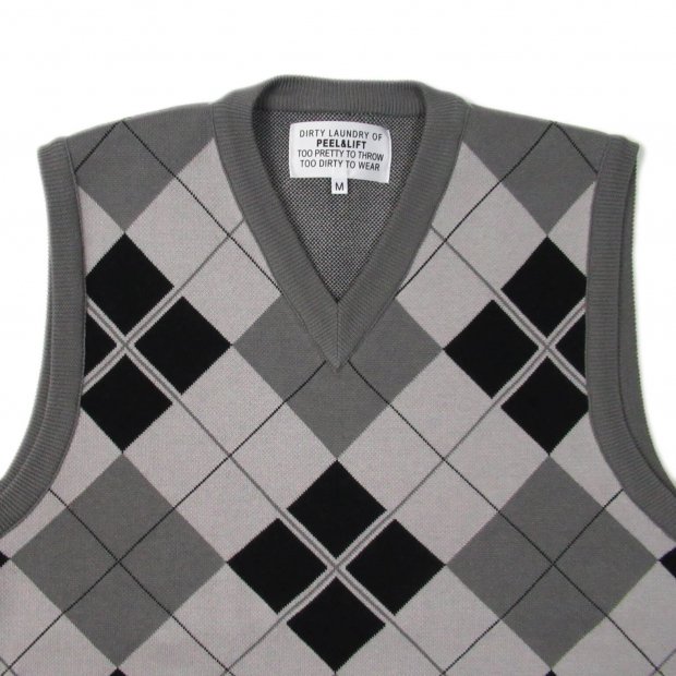 PEEL&LIFT | ARGYLE VEST -CANDYRIM-