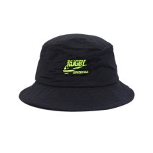 <img class='new_mark_img1' src='https://img.shop-pro.jp/img/new/icons14.gif' style='border:none;display:inline;margin:0px;padding:0px;width:auto;' />O3 RUGBY GAME wear & goods AS BUCKET HAT -black-