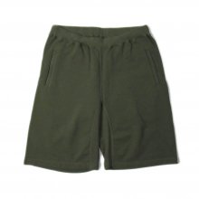 THE FABRIC SWEAT SHORTS -olive-