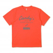 O3 RUGBY GAME wear & goods Candy's S.Y.L. dry TEE -neon orange/gray-