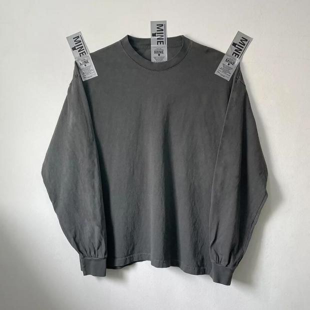 美しい ピグメント MINE ロンT USA Tシャツ Tシャツ/カットソー(七分 