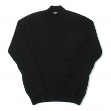 <img class='new_mark_img1' src='https://img.shop-pro.jp/img/new/icons14.gif' style='border:none;display:inline;margin:0px;padding:0px;width:auto;' />Mars Knitwear Lambswool Plain Knit Turtle Neck Sweater Made in England -black-