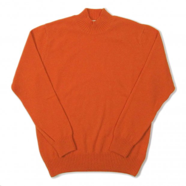 Mars Knitwear Lambswool Plain Knit Turtle Neck Sweater Made in England -  Candyrim