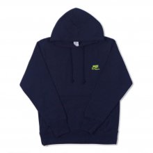 O3 RUGBY GAME wear & goods O3 VERSITY emb. PULLOVER HOODIE -navy-