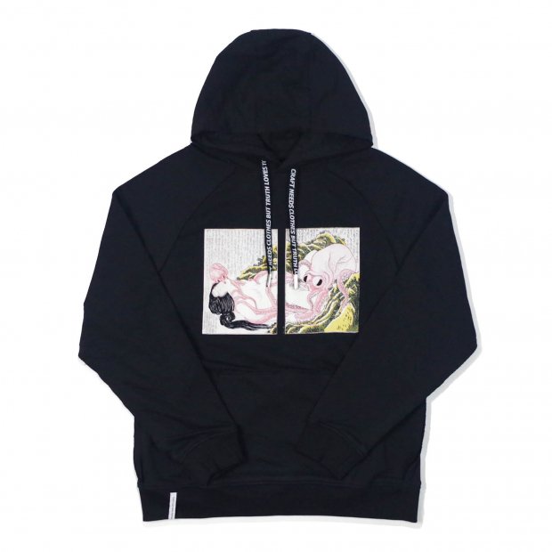 AKA SIX simon barker × FRAGMENT DESIGN / HOKUSAI JUMP HOODIE - Candyrim