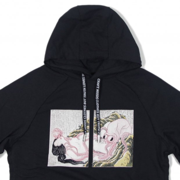 AKA SIX simon barker × FRAGMENT DESIGN / HOKUSAI JUMP HOODIE - Candyrim