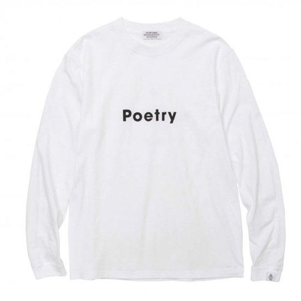 POET MEETS DUBWISE | Poetry Long Sleeve T-Shirt -white- -Candyrim