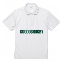 O3 RUGBY GAME wear & goods GOODWEEKEND dry POLO -white/mossgreen-