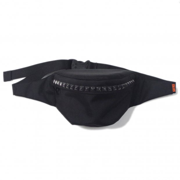 THE UNION STUDS WAIST POUCH BLACK - バッグ