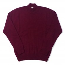 <img class='new_mark_img1' src='https://img.shop-pro.jp/img/new/icons14.gif' style='border:none;display:inline;margin:0px;padding:0px;width:auto;' />Mars Knitwear Lambswool Plain Knit Turtle Neck Sweater Made in England -bordeaux-