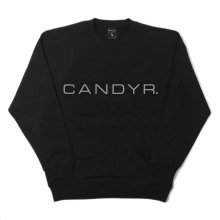 CANDYRIM -wareline- VERYSPECIAL CREW NECK SWEAT -black-