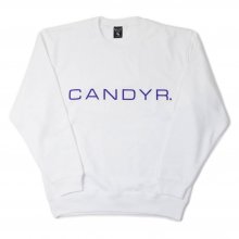 CANDYRIM -wareline- VERYSPECIAL CREW NECK SWEAT -white-