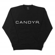 CANDYRIM -wareline- VERYSPECIAL CREW NECK SWEAT -black special color-
