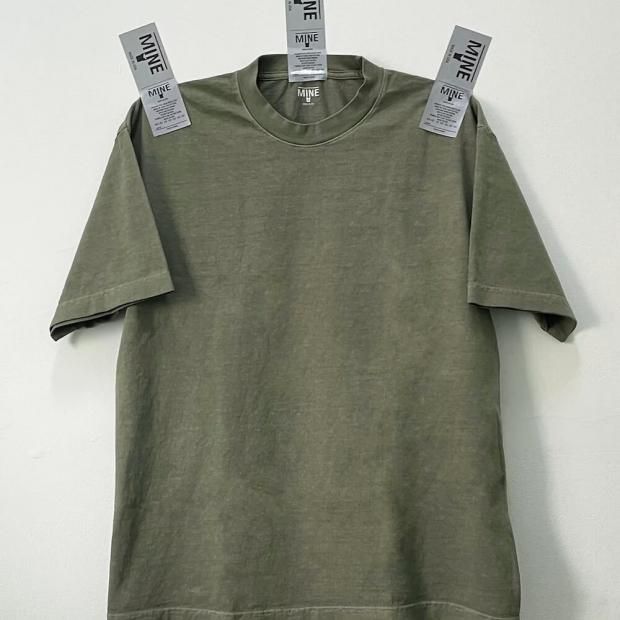 MINE | DUCT TAPE SHORT SLEEVE SHIRT / Pigment Dye S/S 