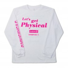 O3 RUGBY GAME wear & goods PHYSICAL dry L/S TEE -white/neon pink-